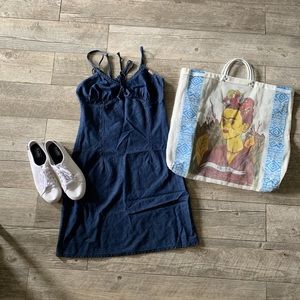 Vintage denim dress